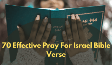 70 Effective Pray For Israel Bible Verse