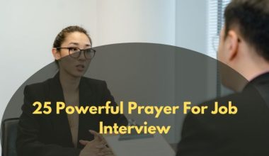 25 Powerful Prayer For Job Interview